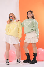 Double Hearts Sweatshirt