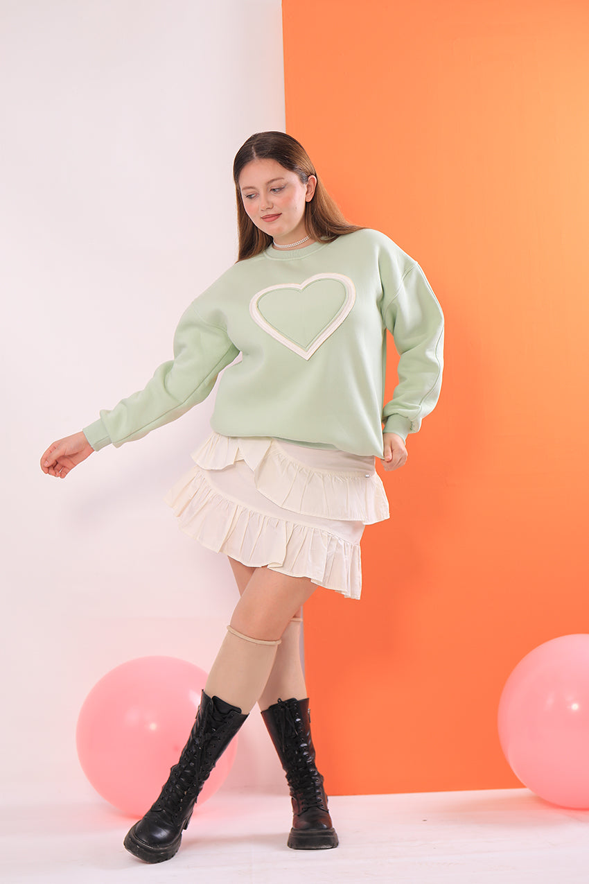Double Hearts Sweatshirt