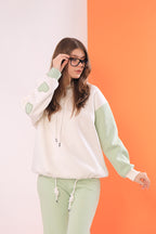 Hearts Sleeve Hoodie