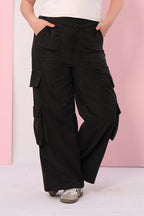 Suede Cargo Pants