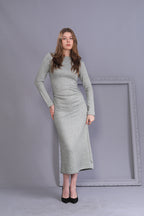 Side Slit Knit Dress