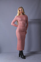 Side Slit Knit Dress