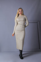 Side Slit Knit Dress