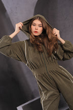 Ribbed Velvet Jumpsuit