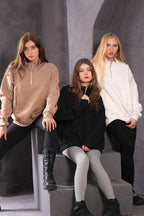 Double Collar Sweatshirt